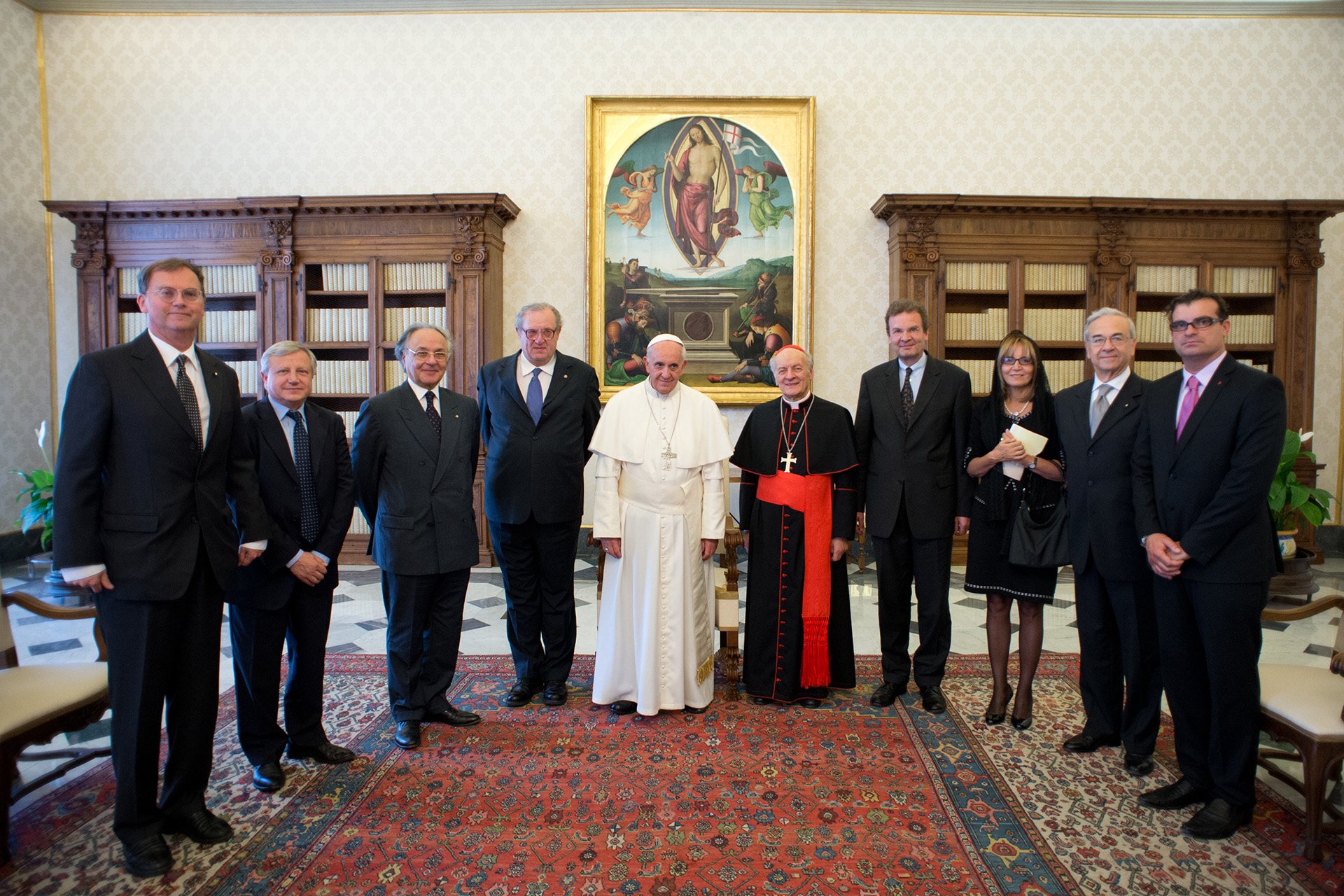 El Papa Francisco recibe a los dirigentes del Hospital de la Orden de Malta en Roma