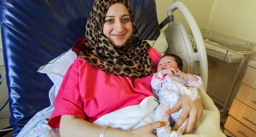 Holy Family Hospital in Bethlehem: the 60,000th child is born