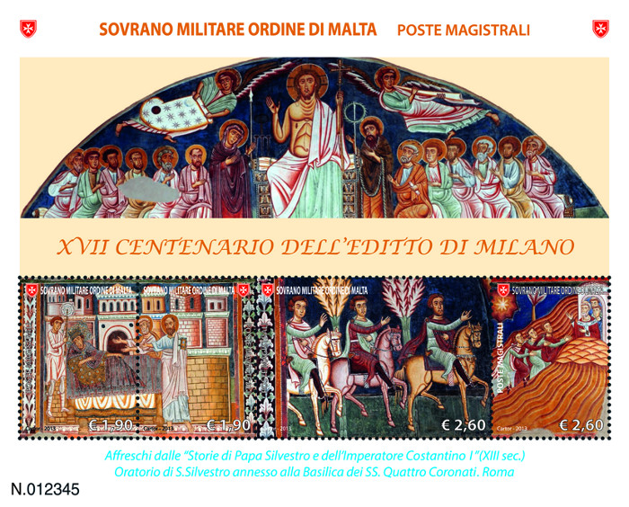 Emissione 444 – XVII centenario dell’Editto di Milano