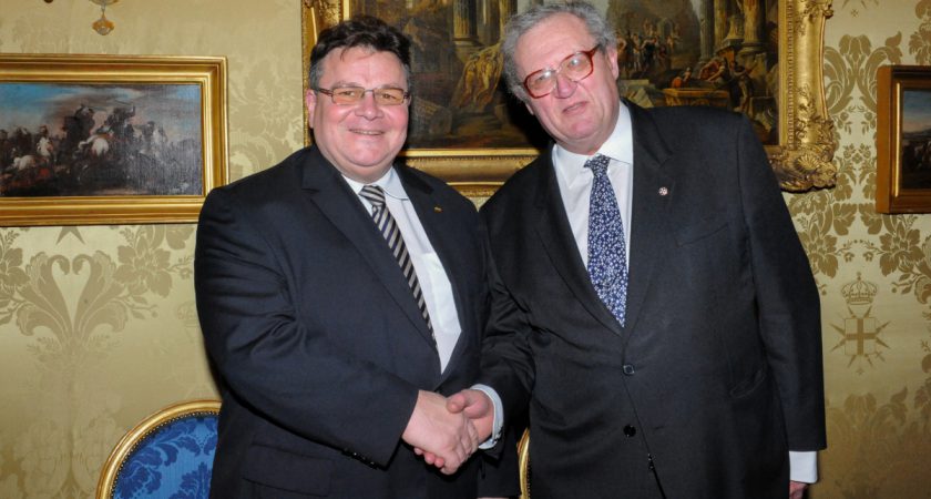 Visita ufficiale del Ministro degli Esteri della Lituania