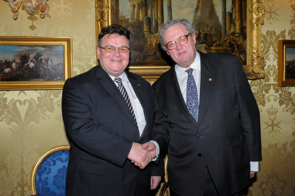 Offizieller Besuch des litauischen Außenministers