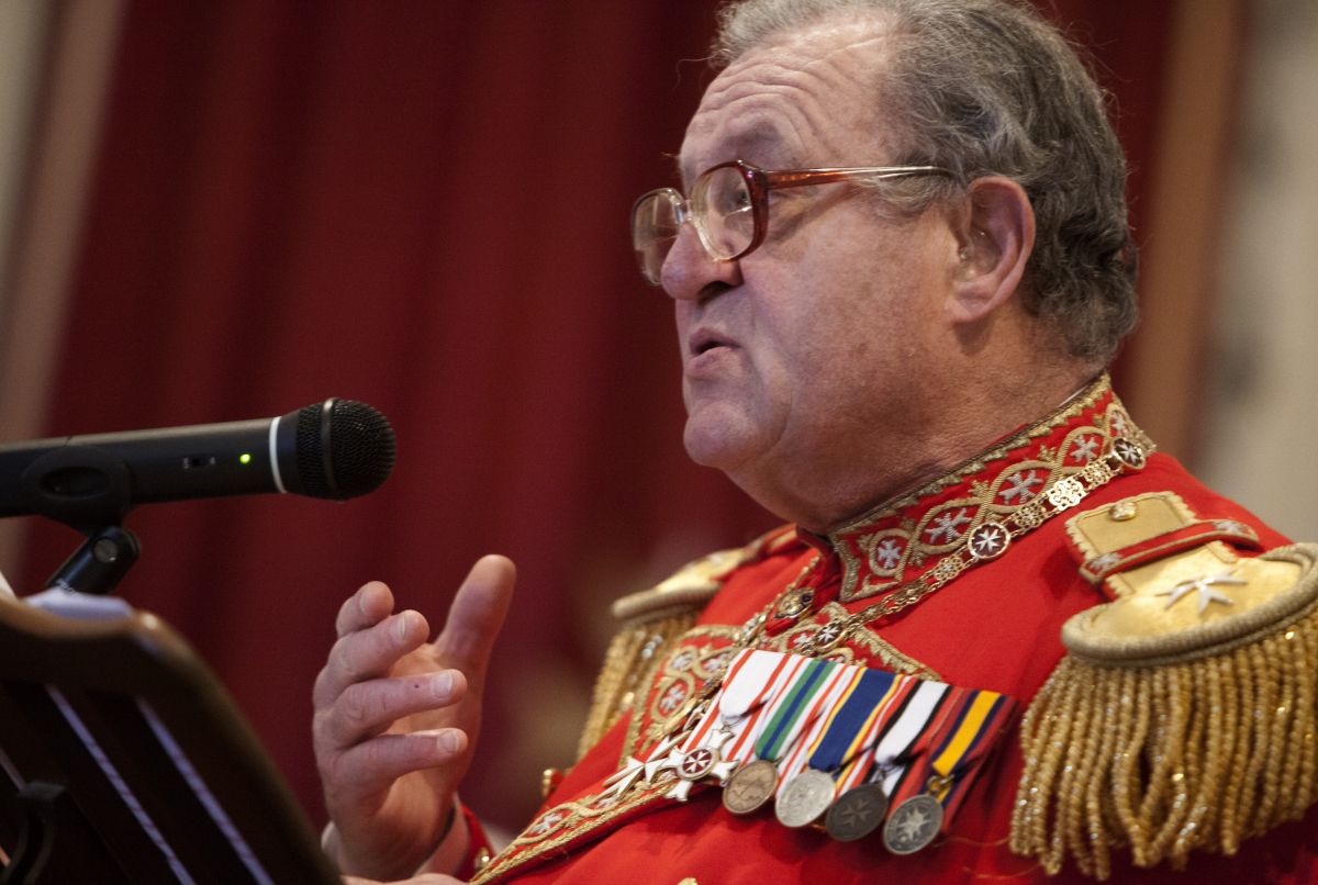 Discours du Grand Maître au corps diplomatique