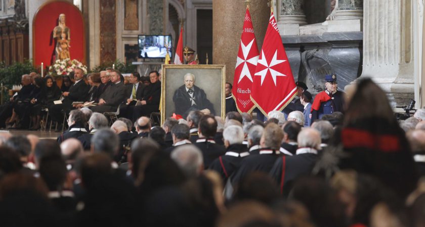 1,300 arrive in Rome for the mass and initiation of the cause of beatification of Fra’ Andrew Bertie