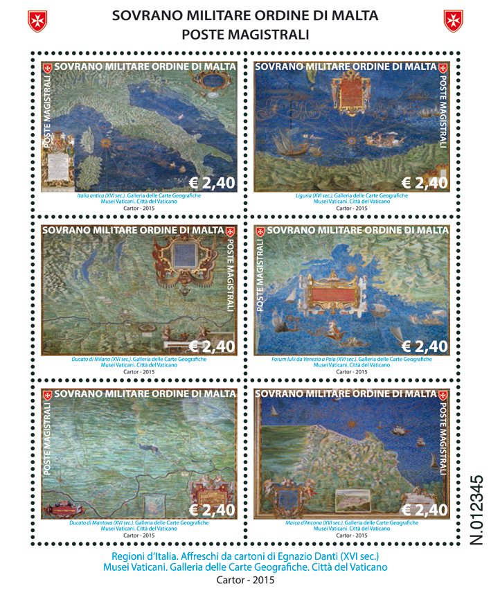 Emissione 475 – Antiche Carte Geografiche 1°