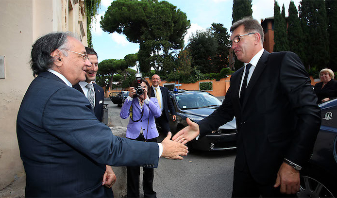 The Lithuanian Prime Minister on an official visit to the Sovereign Order of Malta