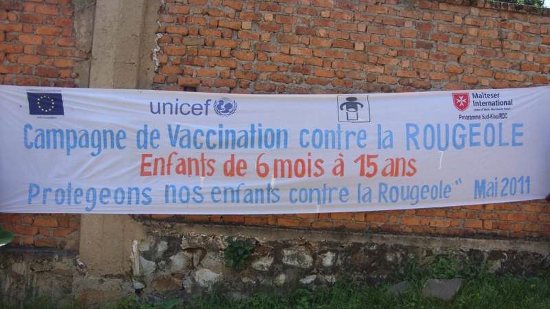 Epidemia de sarampión en República Democrática del Congo