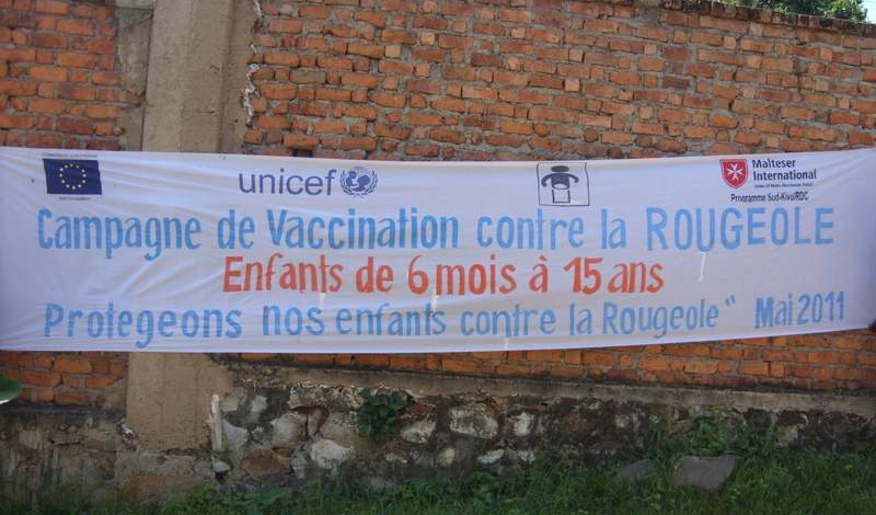 Epidemia de sarampión en República Democrática del Congo