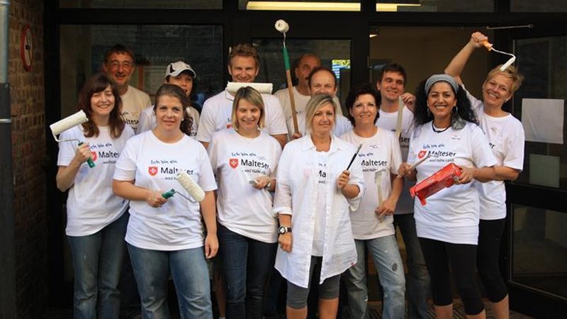 Proyectos de la Orden en Alemania reciben ayuda de unos voluntarios por un día