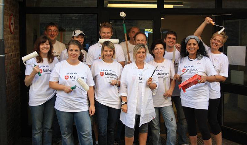 Proyectos de la Orden en Alemania reciben ayuda de unos voluntarios por un día