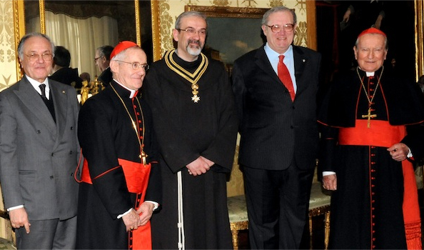 The Order of Malta receives the Reverend Pizzaballa, Custos of the Holy Land