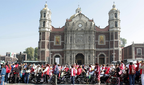 Peregrinación de la Oden de Malta de enfermos al Santuario de Nuestra Señora de Guadalupe en México