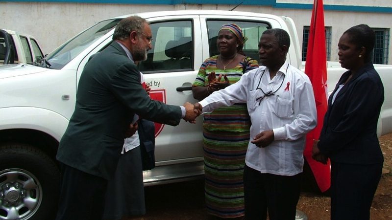 Parte de Salerno un cargamento de ayuda humanitaria hacia Liberia