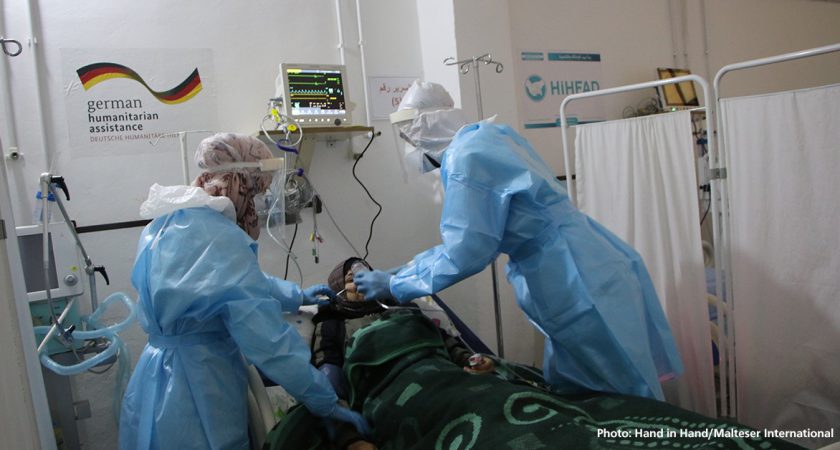 Les cas de Covid continuent d’augmenter en Syrie : Malteser International envoie oxygène et équipements de protection