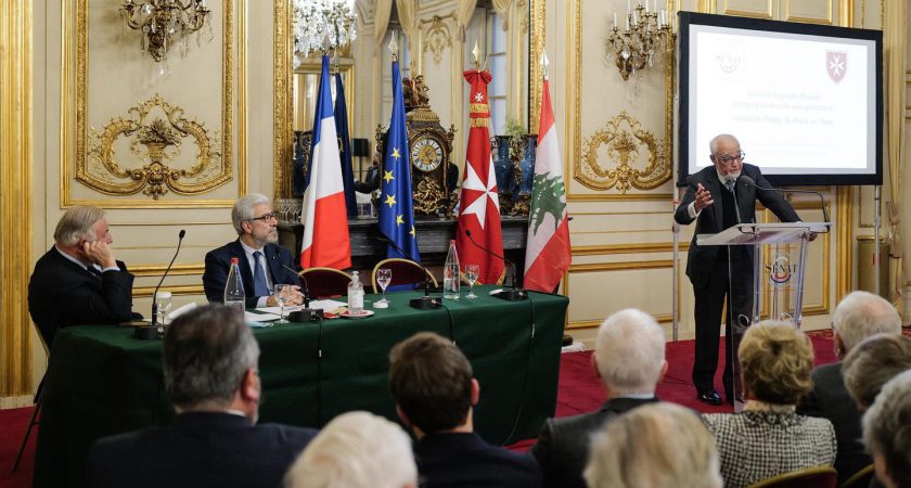 Convegno al Senato francese a sostegno del popolo libanese e sull’azione umanitaria dell’Ordine di Malta