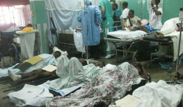 Haiti: ‘sacre coeur’ hospital continues to receive injured people