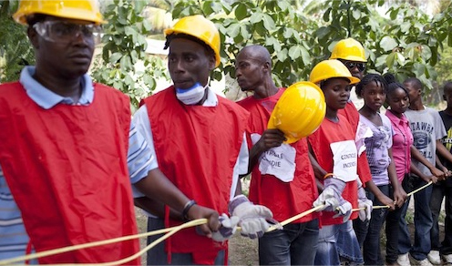 Haiti: riduzione dei disastri e prevenzione del colera