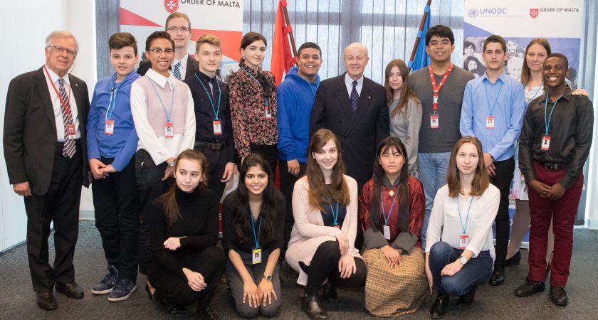 La misión de la Soberana Orden de Malta ante la Oficina de Naciones Unidas contra la Droga y el Delito pide medidas de prevención frente a las drogas