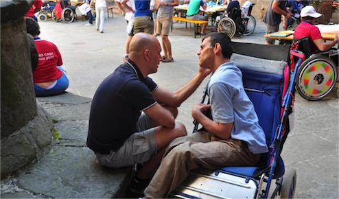 Italian Summer Camp for disabled young people in the ancient castle in Magione