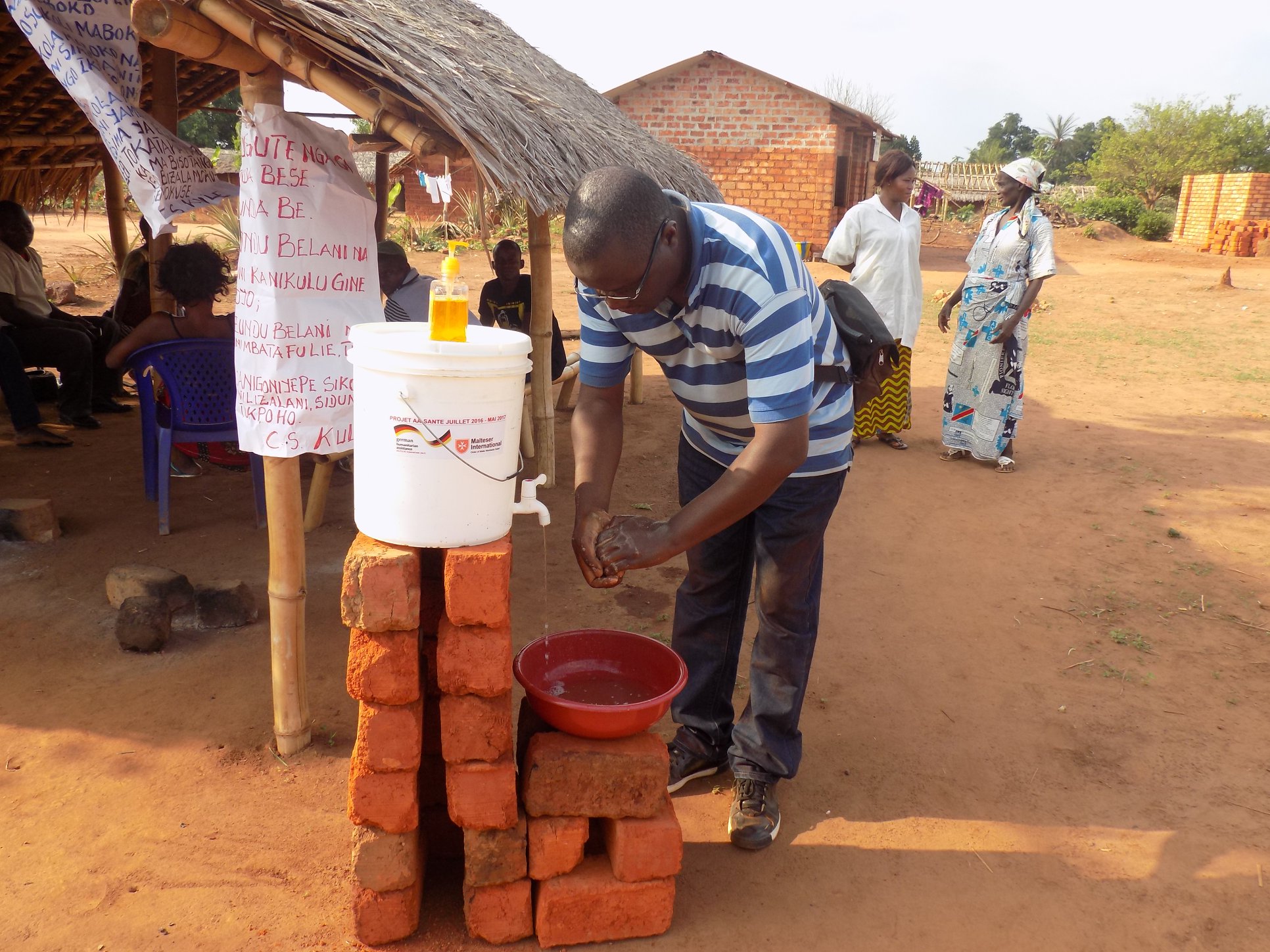 Ebola emergency in DR Congo. Malteser International working to prevent the spreading of the disease