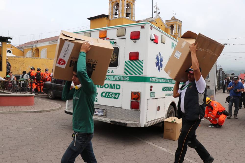 The Order of Malta provides emergency aid to people affected by the eruption of Fuego volcano in Guatemala