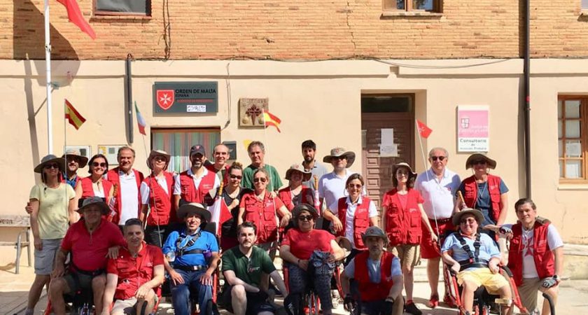 Hasta Santiago de Compostela en silla de ruedas