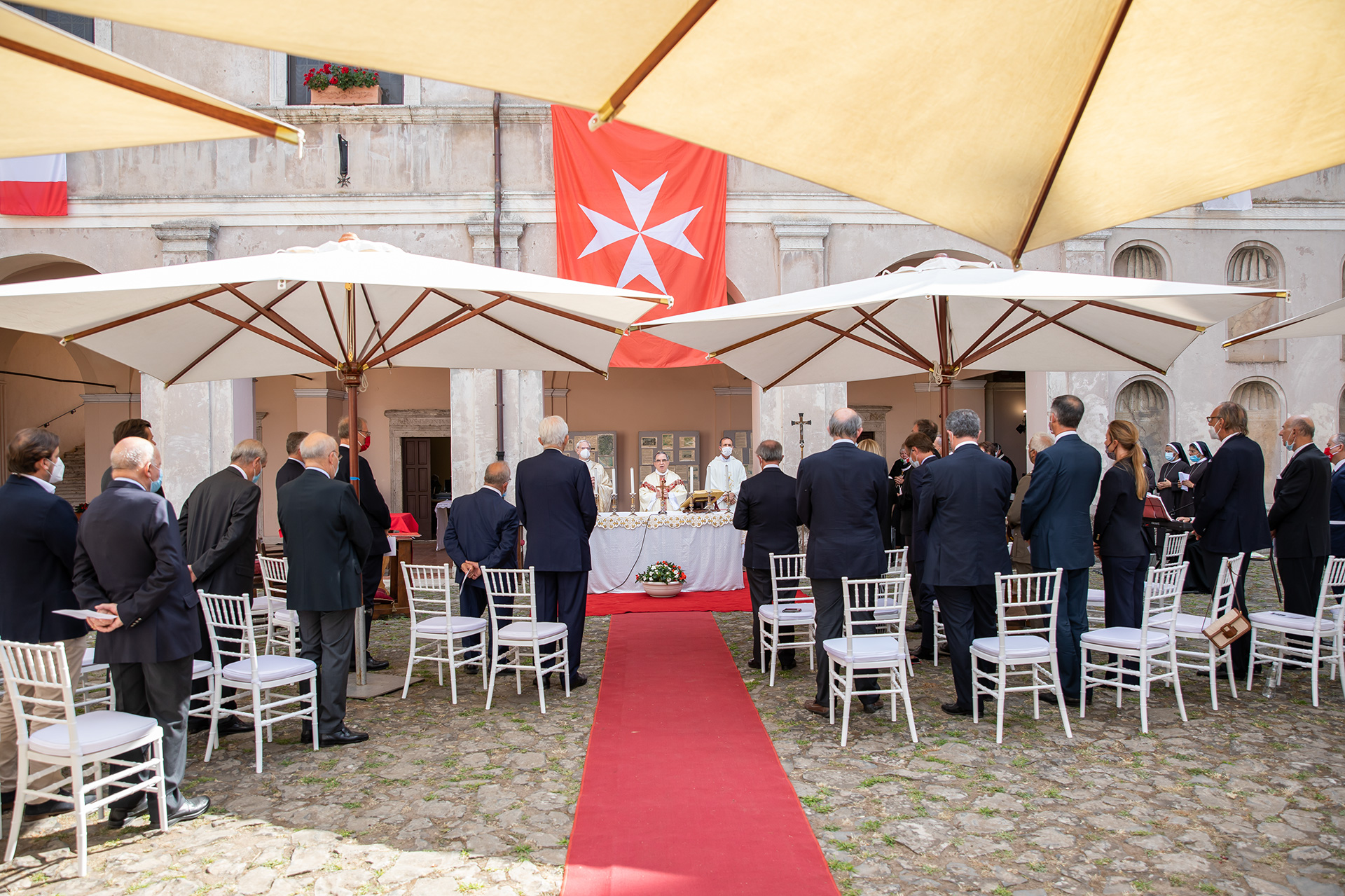 El hospital de la Orden de Malta en Roma celebra el día de San Juan Bautista