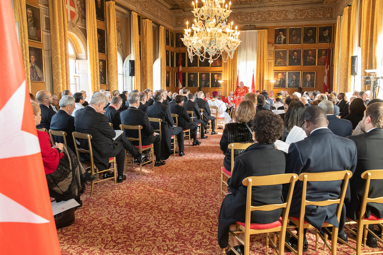 Discurso del Gran Maestre Frey Giacomo Dalla Torre del Tempio di Sanguinetto ante el cuerpo diplomático acreditado ante la Soberana Orden de Malta