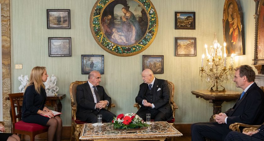 El presidente de la República de Malta, recibido por el Gran Maestre Frey Giacomo Dalla Torre: vínculos históricos y visión común