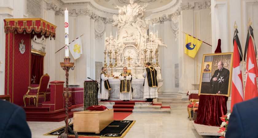 Beerdigung S.E.H. des Großmeisters, Fra‘ Giacomo Dalla Torre del Tempio di Sanguinetto