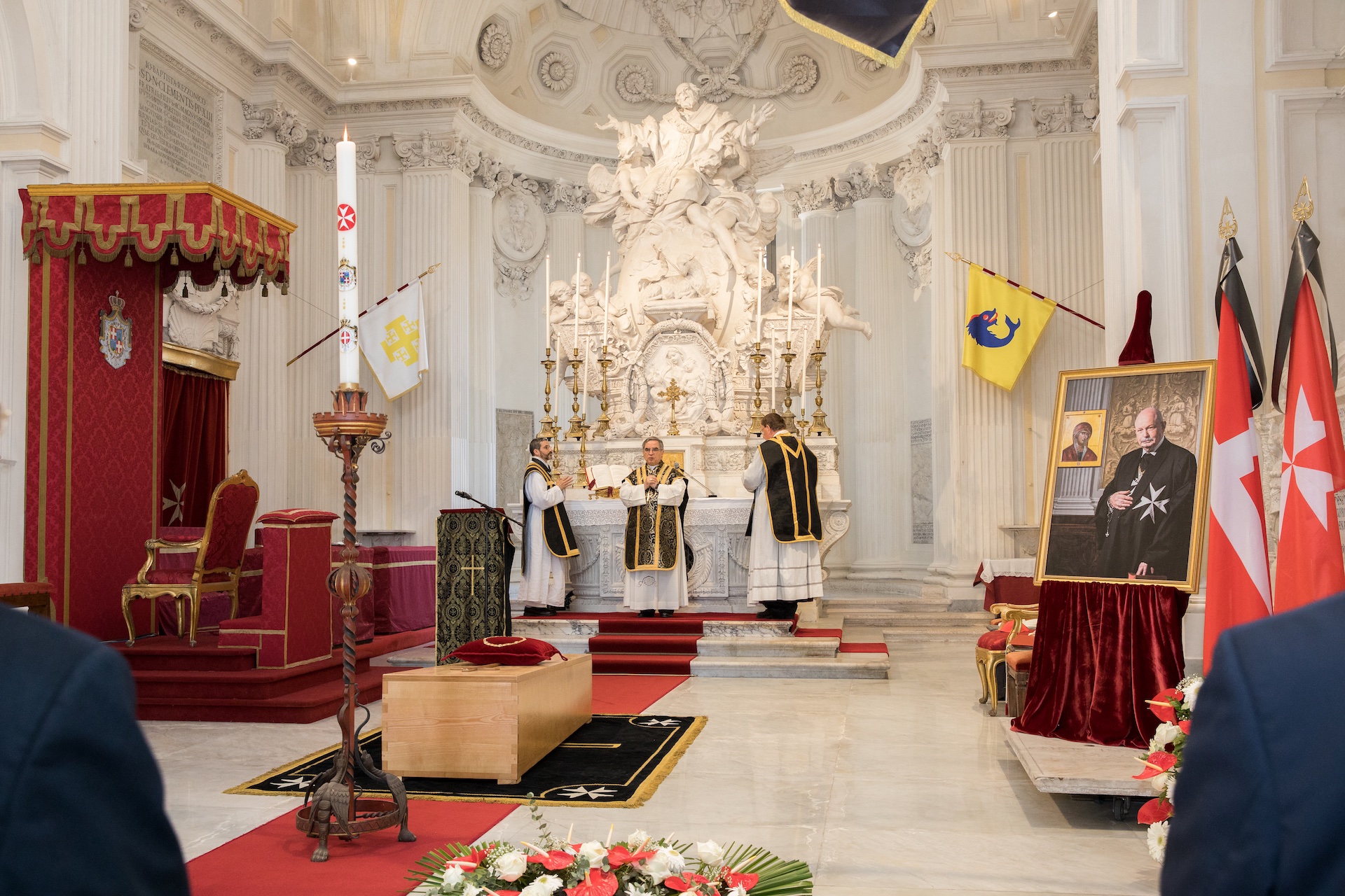 Celebrati i funerali di S.A.E. il Gran Maestro, Fra’ Giacomo Dalla Torre del Tempio di Sanguinetto