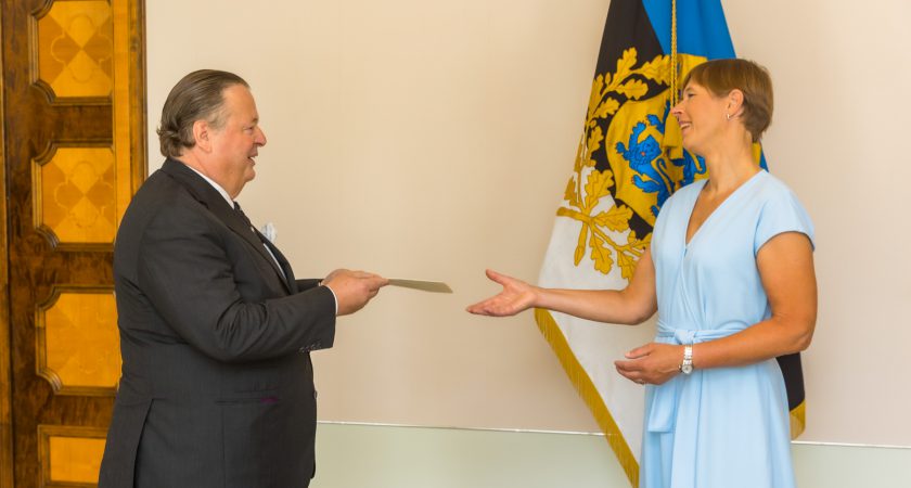 L’Ambasciatore del Sovrano Ordine di Malta presso l’Estonia presenta le sue lettere credenziali