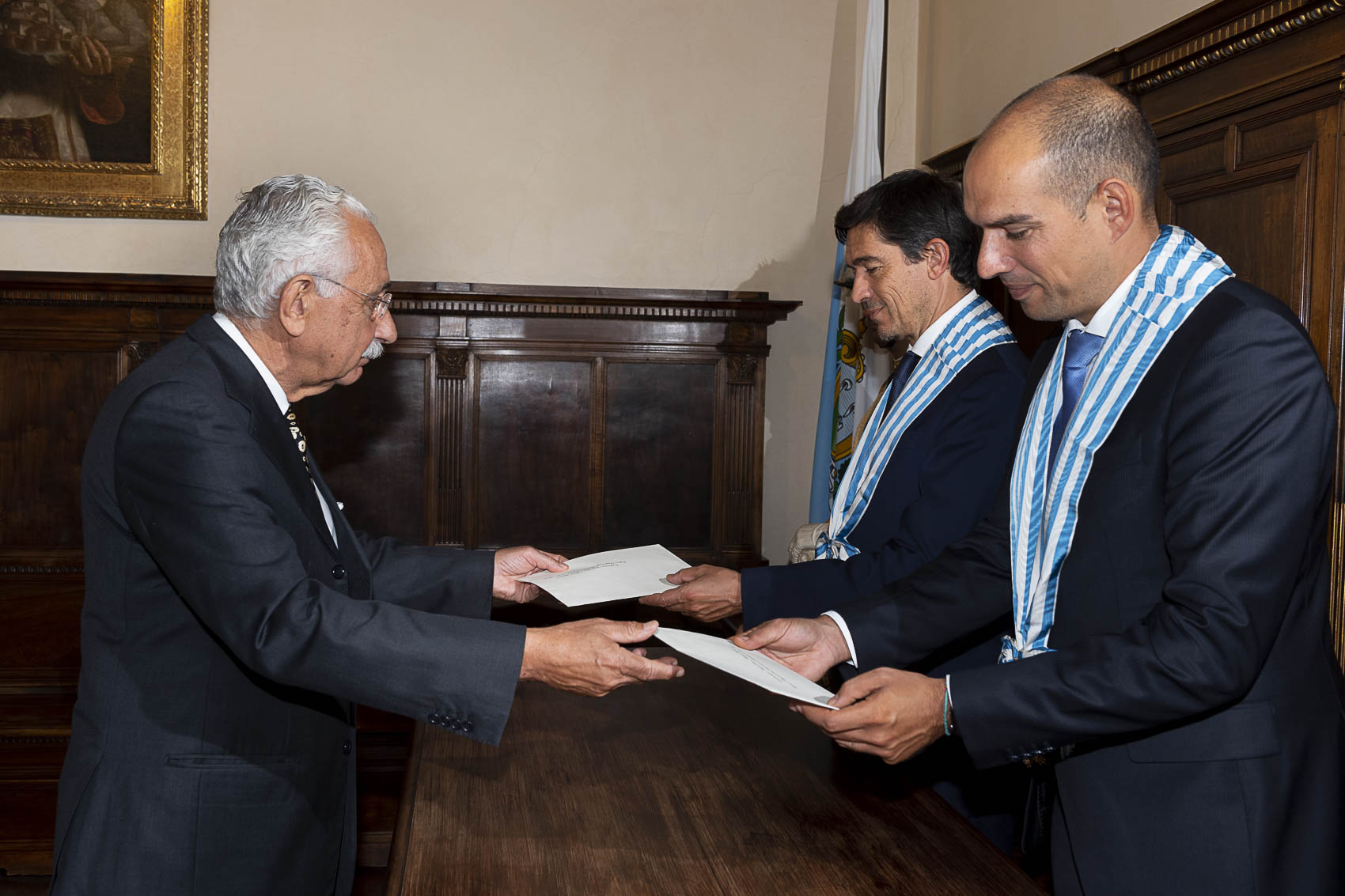 Presentation of Credentials by the Amb. Marcello Celestini to the Republic of San Marino