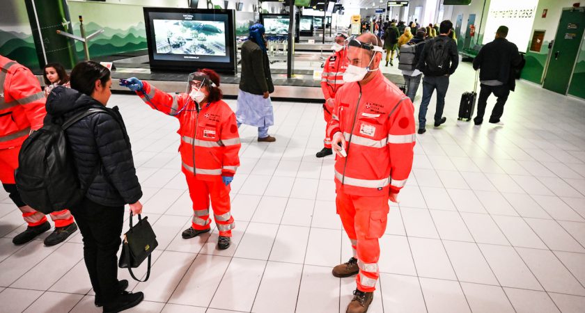 Urgence Coronavirus, le Corps italien de secours à l’œuvre sur plusieurs fronts