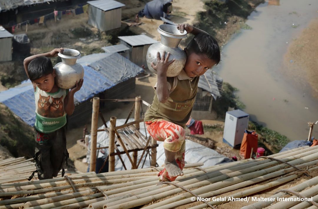 Incendie dans un camp de réfugiés au Bangladesh : Malteser International distribue des aides humanitaires