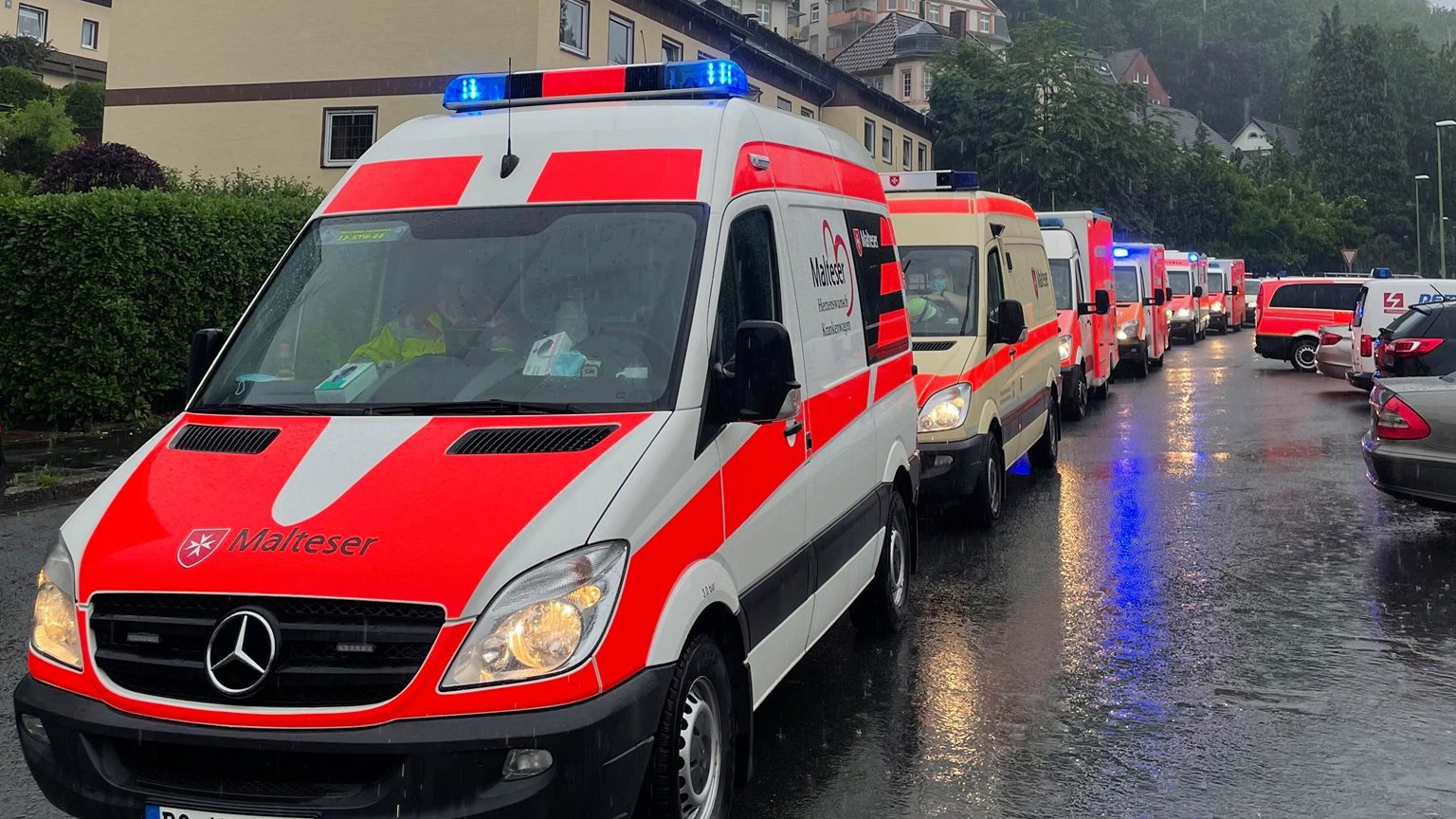 Inondations en Allemagne, intervention à grande échelle de l’Ordre de Malte