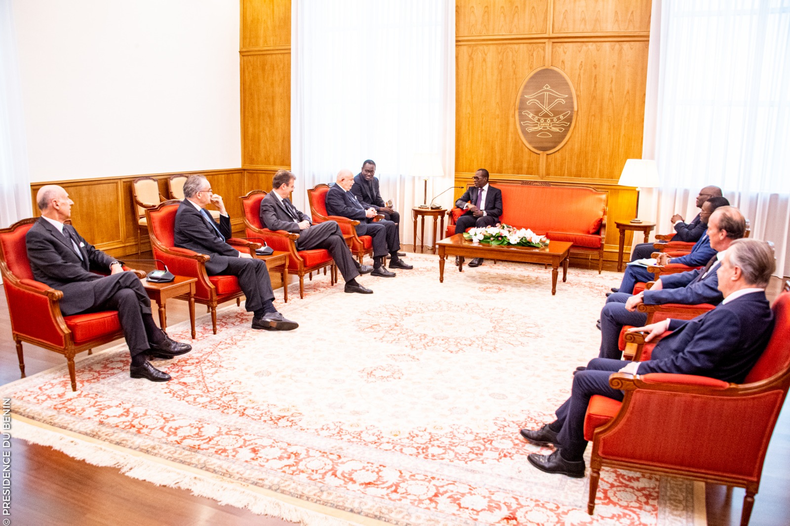 Großmeister Fra‘ Giacomo Dalla Torre auf offiziellen Besuch in der Republik Benin