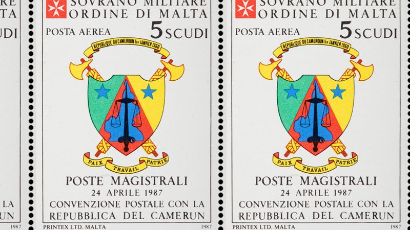 Emissione 116 – Convenzione postale con la repubblica del Camerun