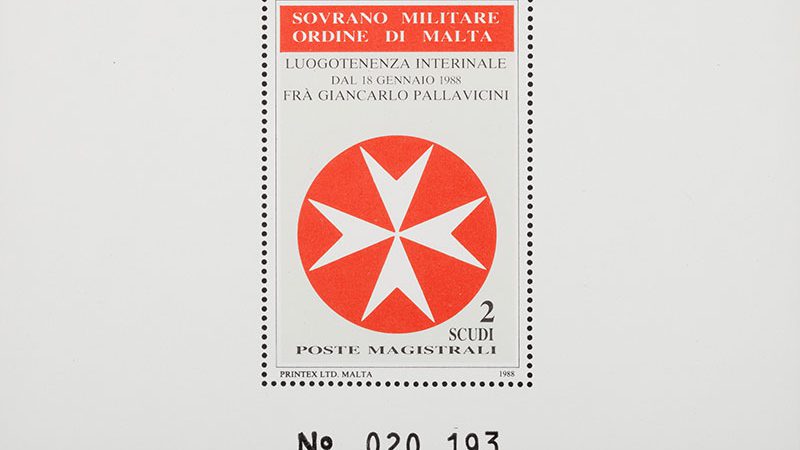 Emissione 118 – Luogotenenza interinale – Fra’ Giancarlo Pallavicini