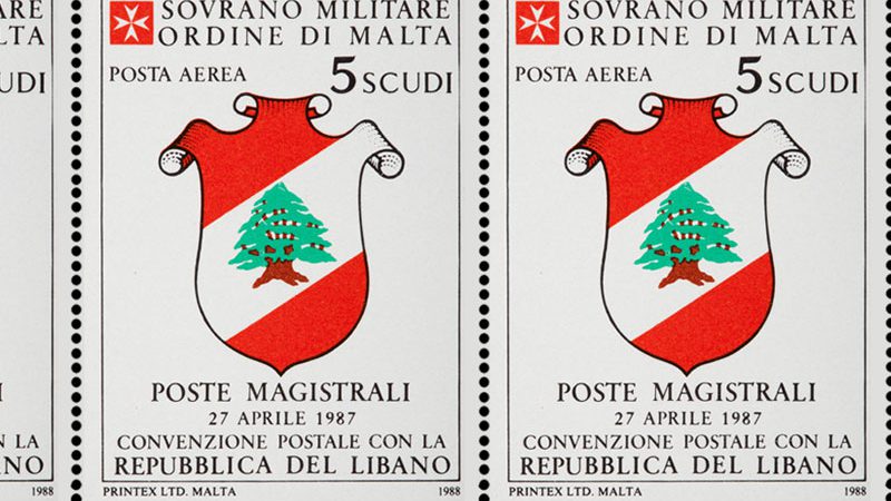 Emissione 123 – Convenzione postale con la repubblica del Libano