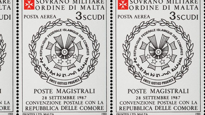 Emissione 127 – Convenzione postale con la repubblica delle Comore