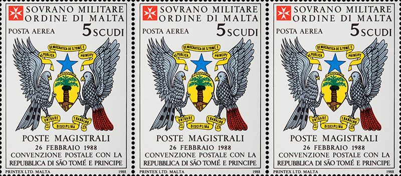 Emissione 128 – Convenzione postale con la repubblica Di San Tomè e Principe