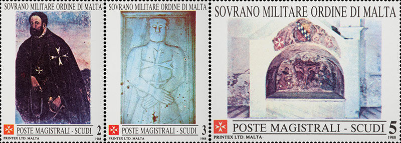 Emissione 130 – Vestigia storico-artistiche del Sovrano Militare Ordine di Malta – 2ª serie