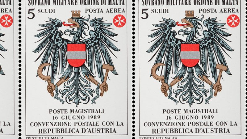 Emissione 142 – Convenzione postale con la Repubblica d’Austria