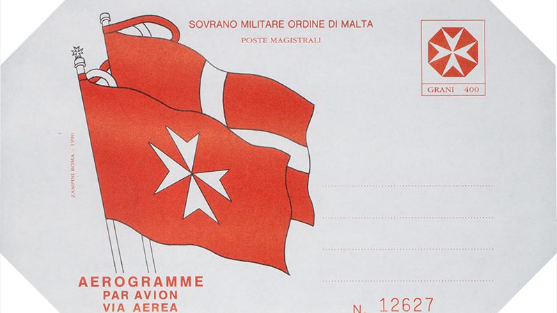 Emissione 152 – Aerogramma del Sovrano Militare Ordine di Malta
