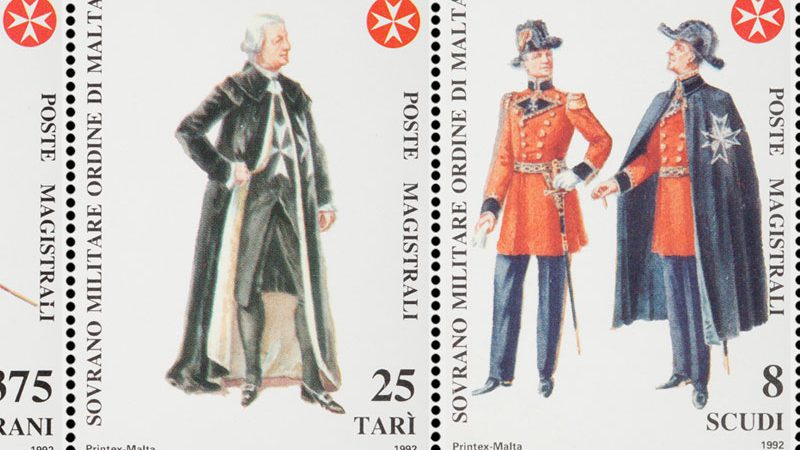 Emissione 177 – Costumi e uniformi del Sovrano Militare Ordine di Malta