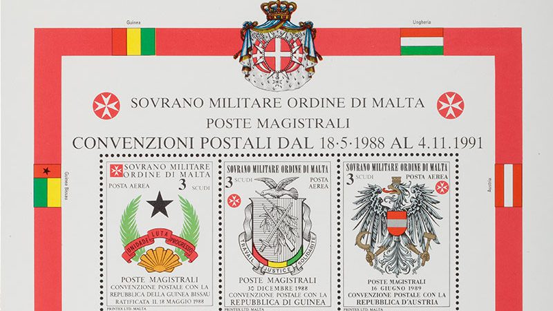 Emissione 179 – Terzo foglietto convenzioni postali (dal 18 maggio 1988 al 4 novembre 1991)