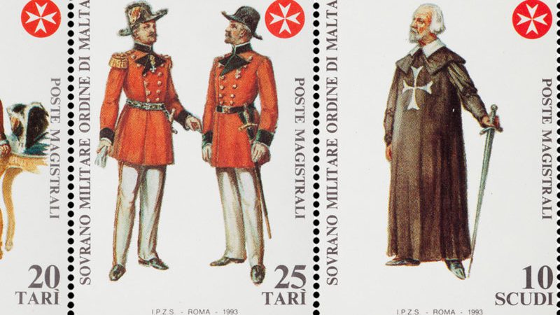 Emissione 192 – Costumi e Uniformi del Sovrano Militare Ordine di Malta – 1993
