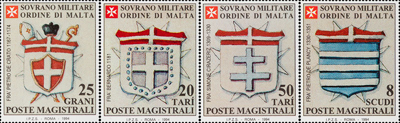 Emissione 201 – Stemmi dei Gran Priori del Sovrano Militare Ordine di Malta