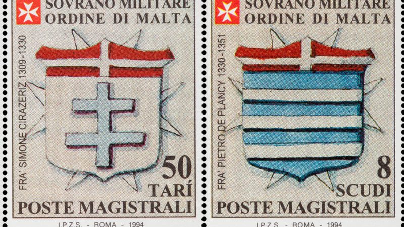 Emissione 201 – Stemmi dei Gran Priori del Sovrano Militare Ordine di Malta