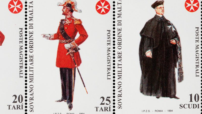 Emissione 202 – Costumi e Uniformi del Sovrano Militare Ordine di Malta 1994